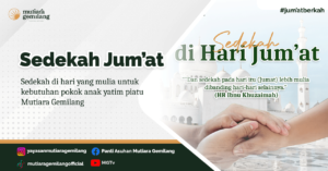 Sedekah Jum'at Berkah untuk Yatim dan Dhuafa