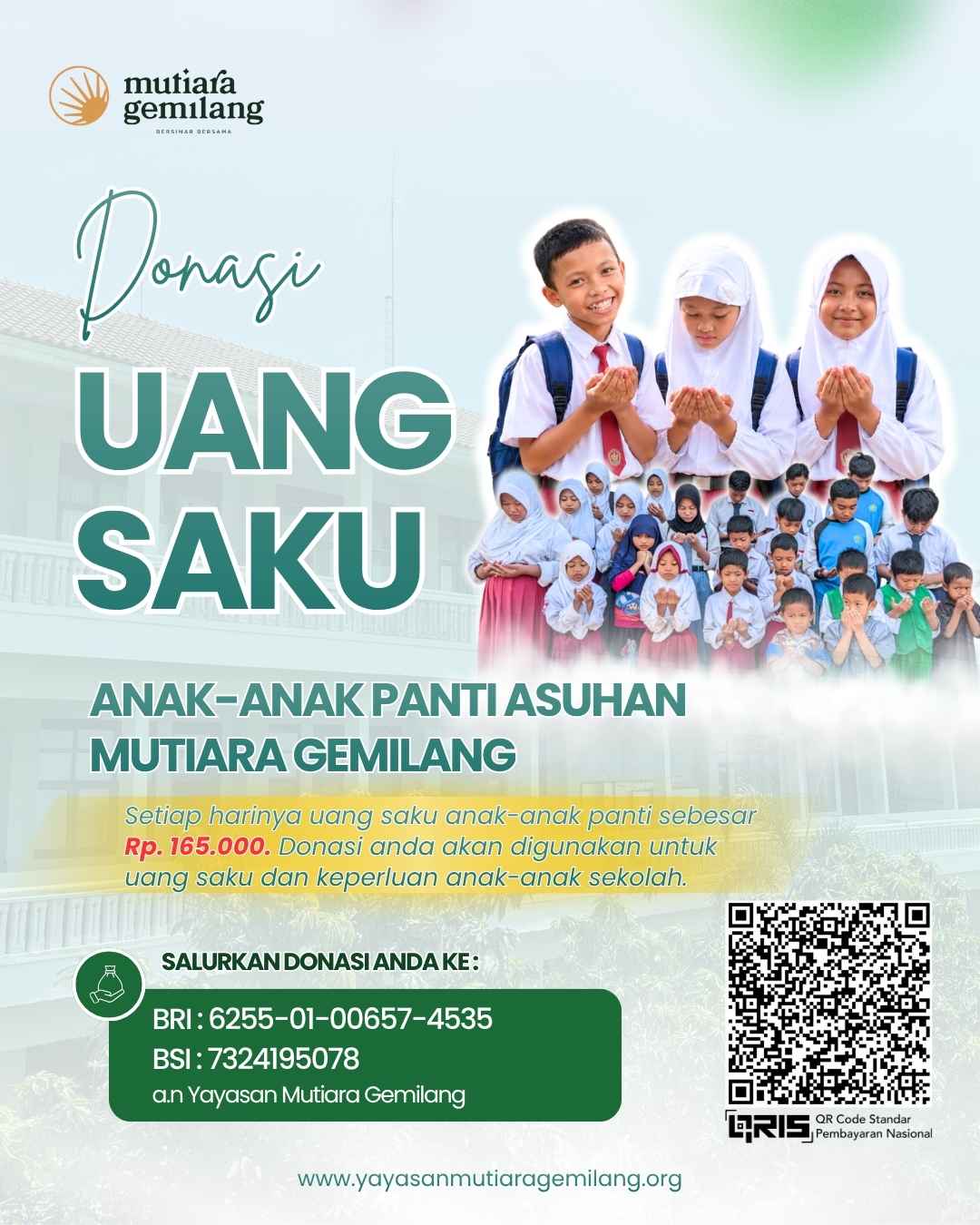 donasi uang saku